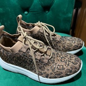 Women’s Aqua College Waterproof Bling Sneakers